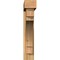 Ekena Millwork Merced Block Rough Sawn Bracket w/ Offset Brace, Western Red Cedar, 6"W x 32"D x 32"H BKT0604X32X32MRC05RWR - alternate 3
